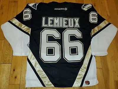 Vintage 2002 Koho Air Knit Mario Lemieux PITTSBURGH PENGUINS Men NHL Team JERSEY • $297.49