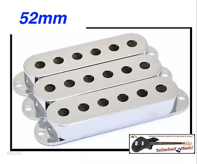 New Covers STRAT 52mm Silver For Guitar STRATOCASTER • $38.95