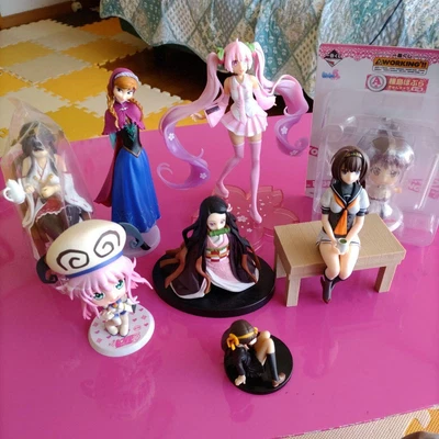 £84.02 • Buy Anime Mixed Set Figure Lot Of 8 Miku Sakura Haruhi Suzumiya Akizuki Nezuko   