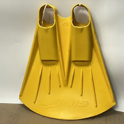 Finis Foil Technique Yellow Monofin Swimming Flipper Extra Small XS • $36.99