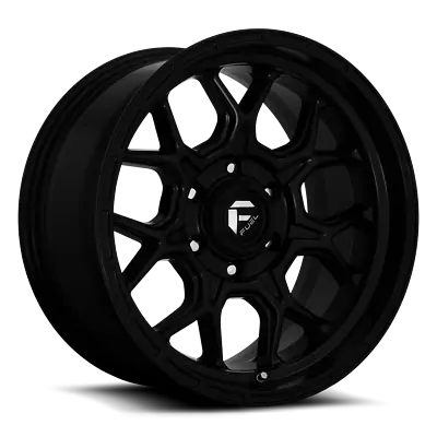 1 New  Matte Black Fuel Wheels  Tech D670 20x10 5-139.70  (109631) • $436