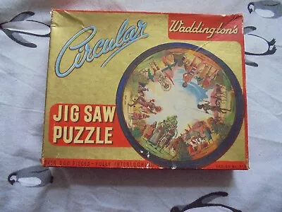 Waddington's Circular Jigsaw Number 519 Complete/unchecked • £10