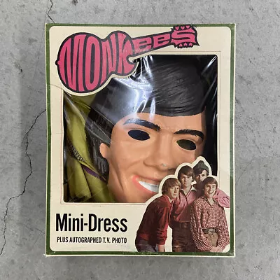 MONKEES 1967 Original MICKY DOLENZ Bland Charnas Halloween Costume W/ Mask & Box • $250