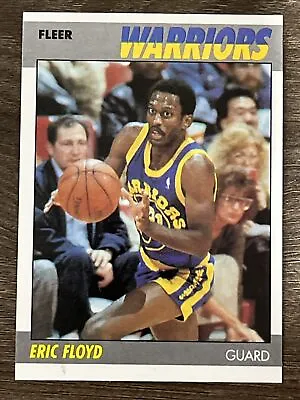 Eric Floyd 1987 Warriors 87-88 Fleer Basketball #39 Of 132 Fresh Sharp • $1