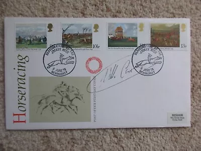 1979 Horse Racing Gpo First Day Cover Jockey Club H/s Signed Willie Carson • £1.99