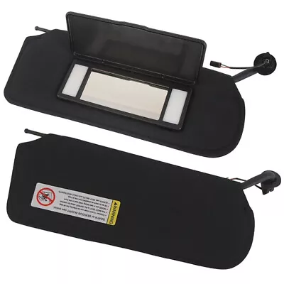 NO Cheap Knockoff  1997-2004 Corvette Sun Visors Shade PAIR Lighted Vanity Black • $118.15