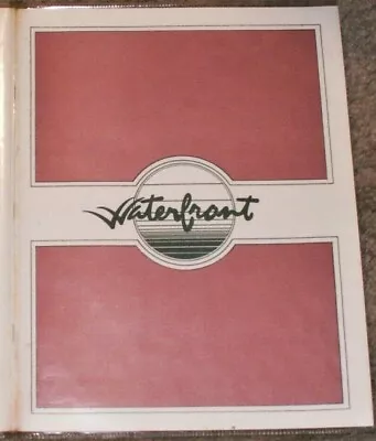 Vintage 80's WATERFRONT RESTAURANT~NIGHTCLUB Menu-297 River ST TROY NY-Defunct • $8.95