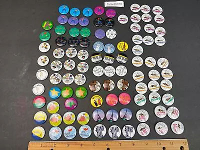 American Girl Grin Pins Huge LOT 100 Metal Pin Backs~Pleasant Company 94-98 • $49.99