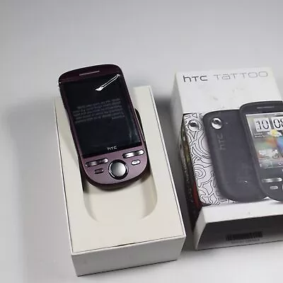HTC Tattoo A3288 (Vodafone) Smartphone Purple 2009 International U.K. • $29.99