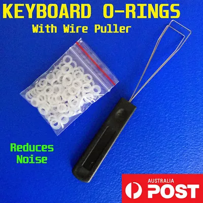 120 Mechanical Keyboard Keycap Rubber O-Ring Dampeners Cherry With Wire Puller • $12.95