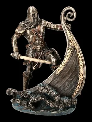 Viking Figurine - Halvor - Veronese Corsair Warrior Pirate Deco Statue • £97.27