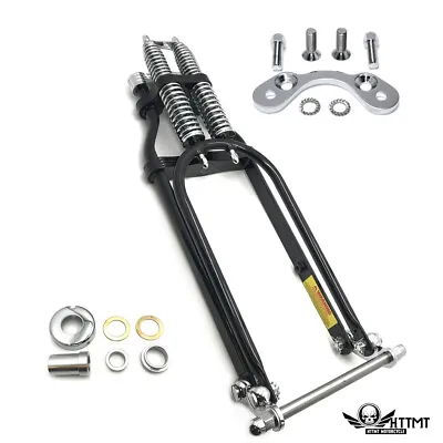 4  Under 18  Springer Front End Handlebar Adapter For Harley Bobber Chopper Soft • $539.76