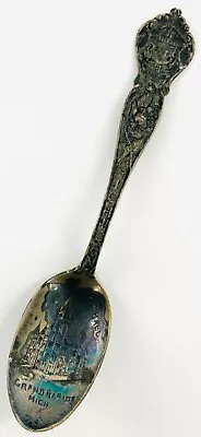 Antique Sterling Silver City Hall Grand Rapids Michigan Souvenir Spoon • $39.95