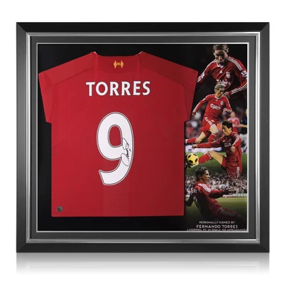 £389.99 • Buy Fernando Torres Signed Liverpool 2019-20 Football Shirt. Premium Frame