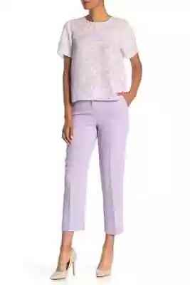 VINCE CAMUTO Parisian Crepe Ankle Pants 081214 Wisteria Purple NWT$99 9129316 • $19.99