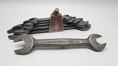 Vintage 1940s Barcalo  Convex  Design Wrench Set -  3/8  - 1  - Nice Shape! • $84.97