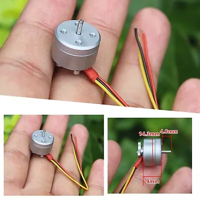 1104 14mm 4300kv Micro Brushless Motor For 1S-3S RC Drone FPV Racing Quadcopter • $3.63