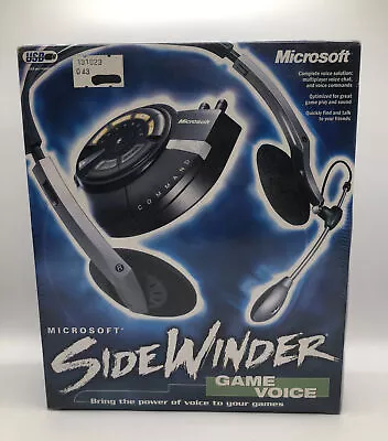 Brand New Microsoft Sidewinder Game Voice Headset PC Sealed • $34