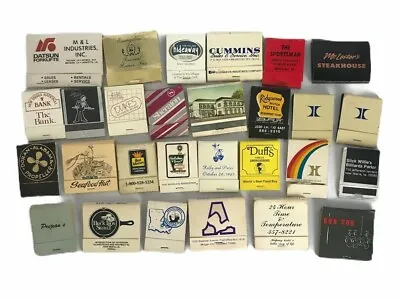 Vintage Matches Books Assorted Louisiana Business Oilfield Banks Hotels Lot Of 2 • $20.20