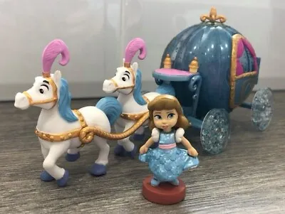 £24.99 • Buy Disney Store Animators' Collection Littles ~ Cinderella & Carriage Mini Play Set
