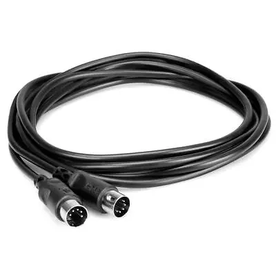 Hosa Technology Hosa 15' MIDI To MIDI (STD) Cable Black #MID-315BK • $13.05