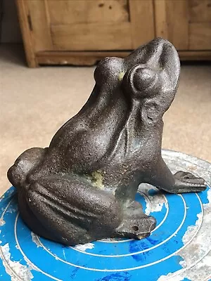 French Vintage Frog Game Jeux De La Grenouille Cast Iron FROG • £49.99