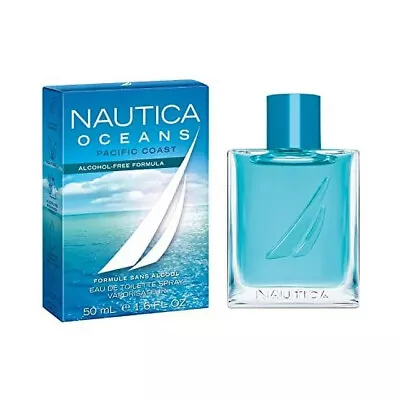 Nautica Oceans Pacific Coast Eau De Toilette 50ml Cologne Spray 1.6 Fl. Oz New • $17.99