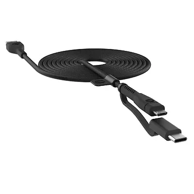 Mophie Black USB-A To USB-C And Micro USB Cable For Android And IPhone Lead • £5.99