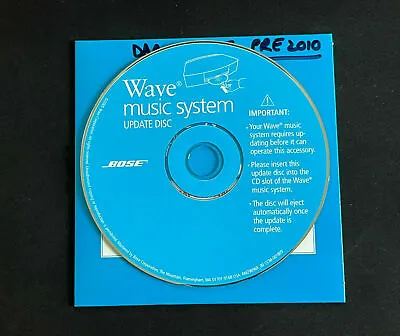 £9.99 • Buy Bose Wave Ii 2 - DAB Update Disc 296969 - Post 2010 DAB Units (2)