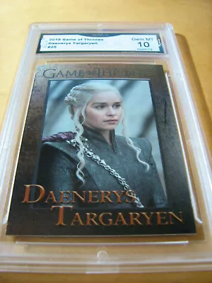 Daenerys Targaryen 2018 Game Of Thrones # 25 Graded 10 L@@@k • $26.60