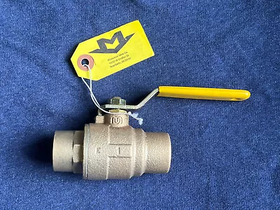 Milwaukee BA150 1” Standard Port DOMESTIC Bronze Ball Valve 600 WOG; Sweat • $18.15