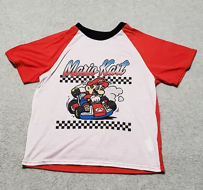 Mario Kart Pajama Shirt Top Boys Size 10 Nintendo Video Games • $4.05