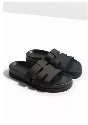 Hush Black Cage Sandals Worn Once Size 5 RRP £79 • £30