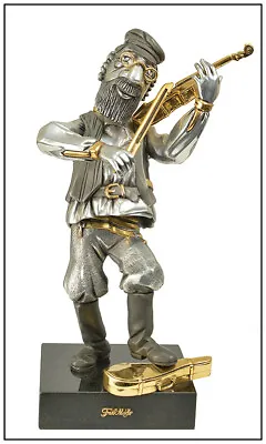 Frank Meisler Chassidie Fiddler Bronze Sculpture Music Musician Signed Artwork • $2795