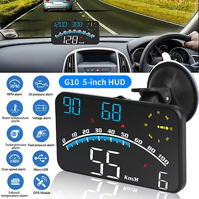 Universal Digital Speedometer GPS Car HUD Head Up Display MPH Overspeed Alarm 5  • $25.98