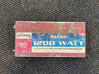 Vector- Maxx SST 12v 1200w Power Inverter- (VEC053C) - OPEN BOX • $60