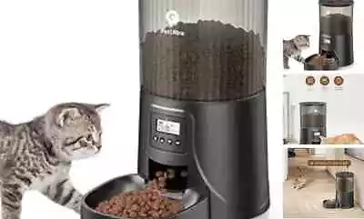  Automatic Cat Feeders Timed Dog Feeder 4L Programmable Control 1-6 Meals Pet  • $44.42