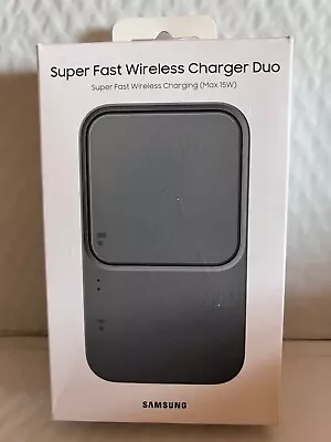 Samsung - 15W Duo Fast Wireless Charger Pad With Cable Only - Black  NEW!! • $24.95