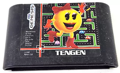 Ms. Pac-Man Tengen Sega Genesis Game Cartridge Tested And Working • $4.99