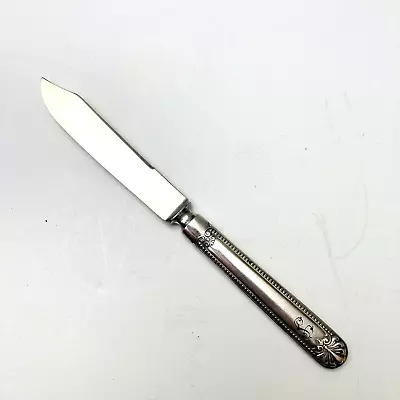 Vintage Monogrammed  L  1835 R. Wallace 6  Butter Spreader Knife • $11.97