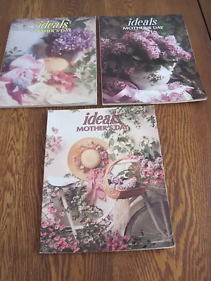 Lot Of 3 Vintage Mother’s Day Ideals Magazine 1995-1997 • $12