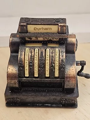 Vintage Durham Miniature Bronze Metal Dollhouse Cash Register Model No. 5401 • $5.99