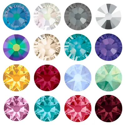 144 Swarovski 2058/2088 Crystal Flatback Rhinestones Nail Art *U Pick Size Color • $11.18