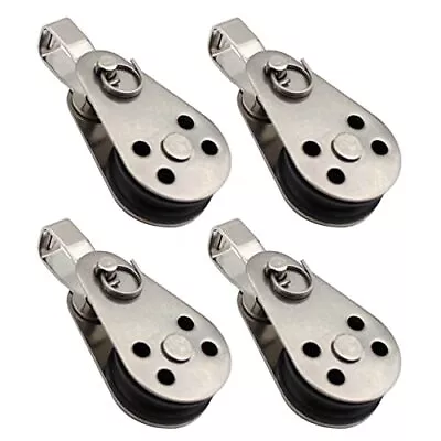 2 Pack Stainless Steel Marine Pulley Rope Runner For Sail Boats Yachts Ship • $13.56