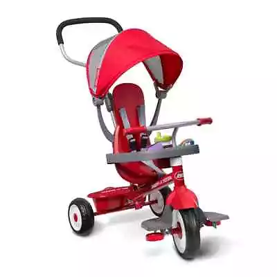 4-in-1 Stroll 'N Trike With Removable Footrest For 1 - 5 Years Red • $110.99