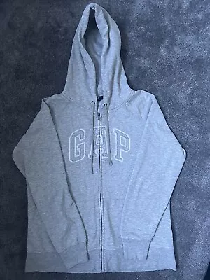 Gap Women’s Zipped Hoodie Grey Size Large • £4