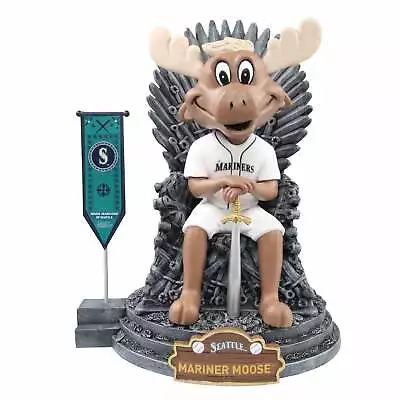 Mariner Moose Seattle Mariners Game Of Thrones Iron Throne GOT Bobblehead MLB • $119.99