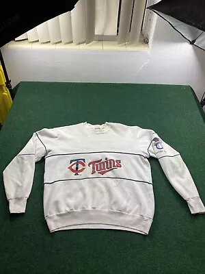 Minnesota Twins Vintage World Series Champions 1987 White Sweater Size Large • $20.36