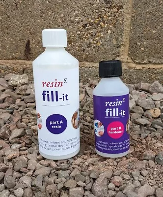 £15.50 • Buy 750ml Epoxy Resin Resin8 Fill It / Deep Cast Clear Casting Resin & Hardener Kit