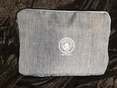 Manchester City Laptop Padded Blue Denim Bag 36x27cm (2 Small Marks) SEE PICS • £5.99